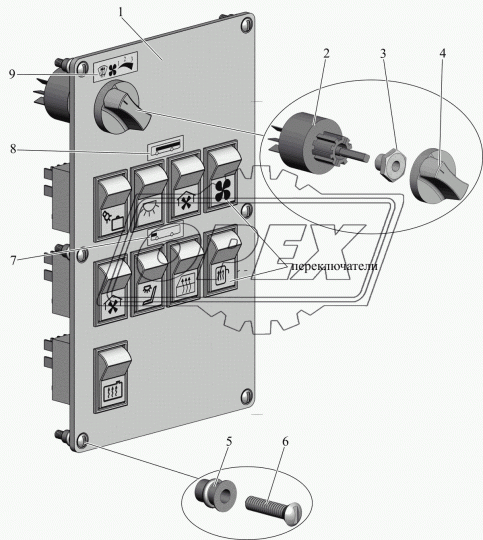 103-3709392 Гайка МАЗ